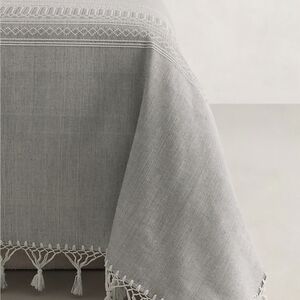Banana Republic Home Tassled Fringe Coverlet, Queen